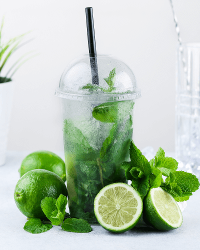 mojito-cocktail-plastic-cups-bright-background-colorful-diet-concept 1